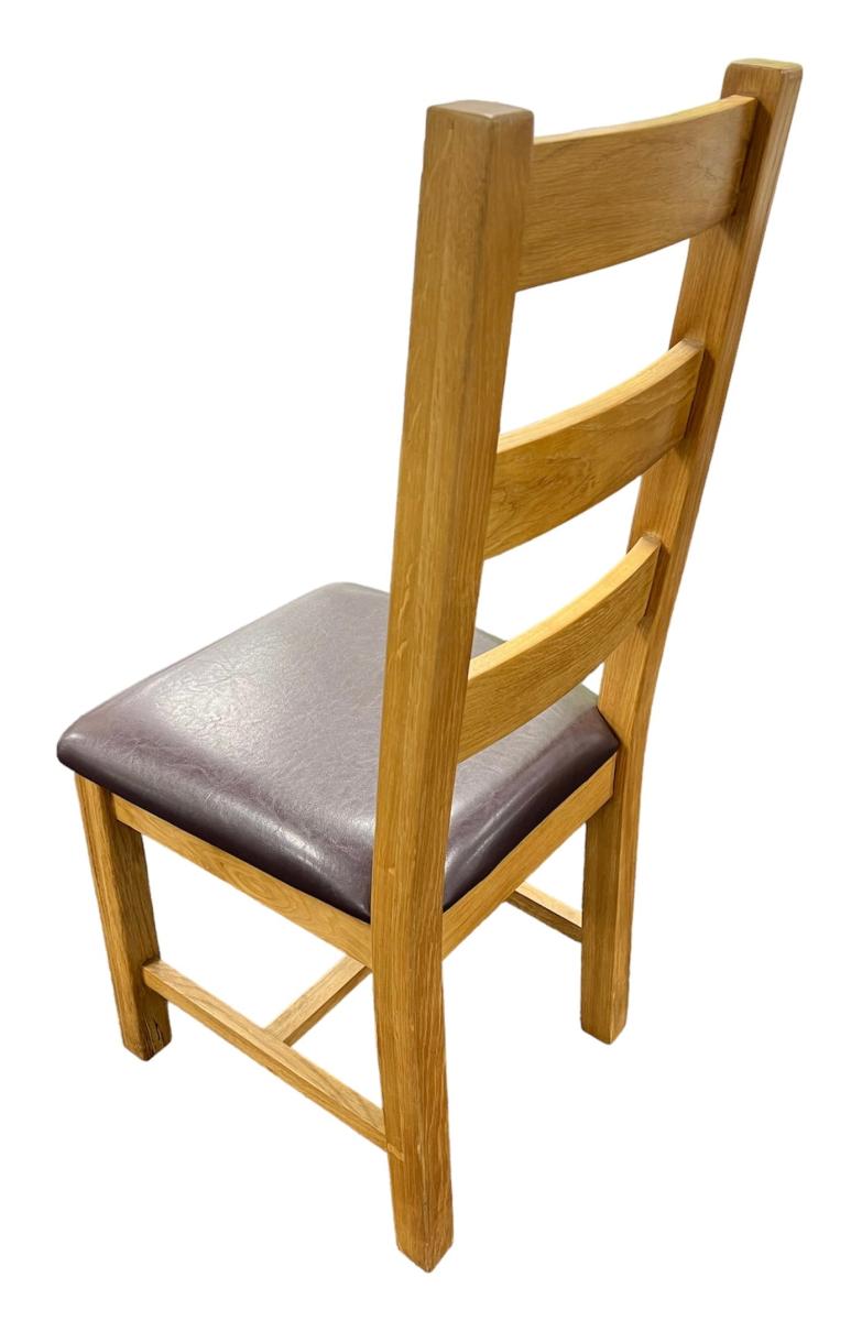 Torino Ladder Back Chair (KD) — Dining Chairs handmade to order by Langham Furniture, image 8 of 10