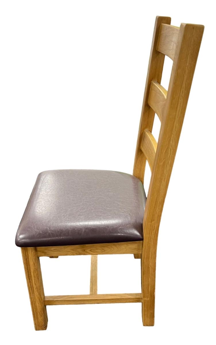 Torino Ladder Back Chair (KD) — Dining Chairs handmade to order by Langham Furniture, image 9 of 10