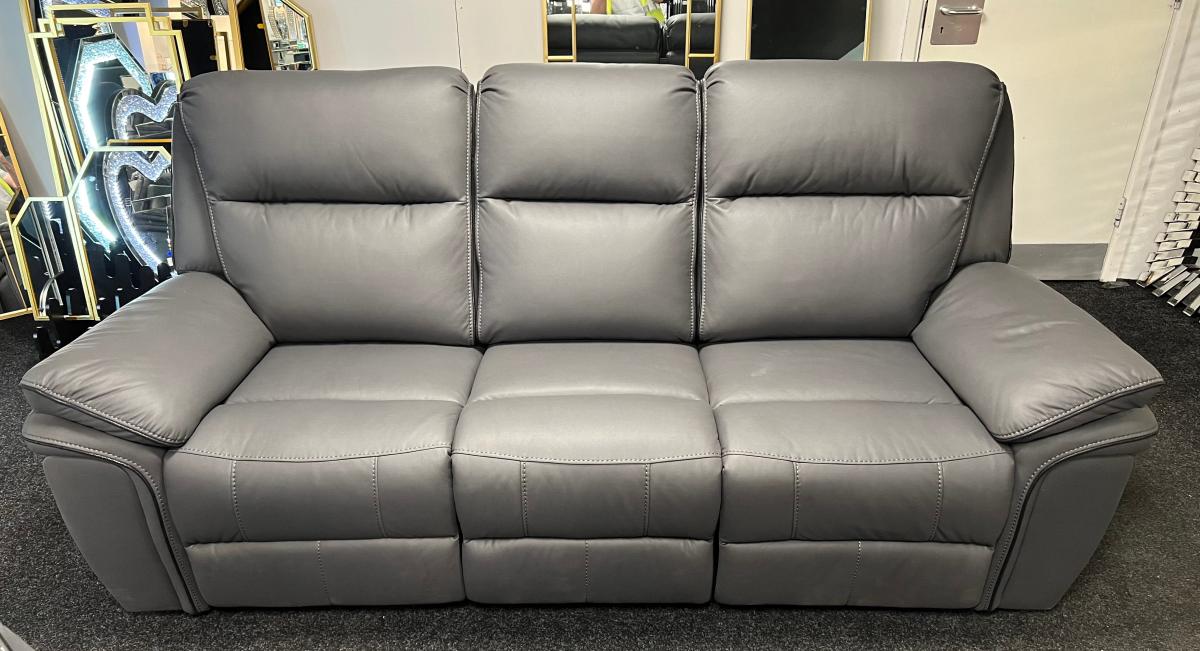 Montana Grey Recliner Sofa (3+2+1) — Sofas handmade to order by Langham Furniture, image 7 of 24