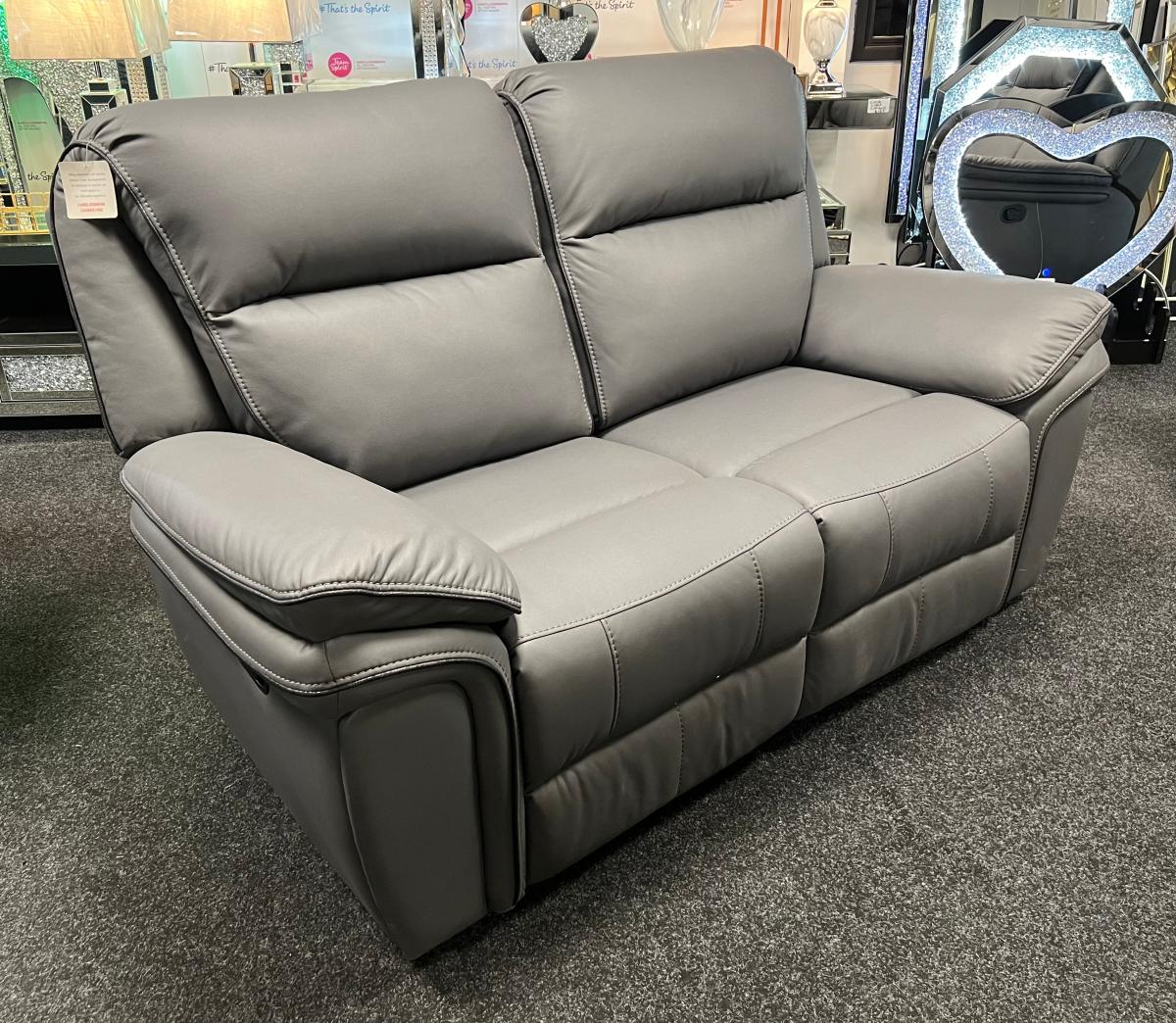 Montana Grey Recliner Sofa (3+2+1) — Sofas handmade to order by Langham Furniture, image 17 of 24