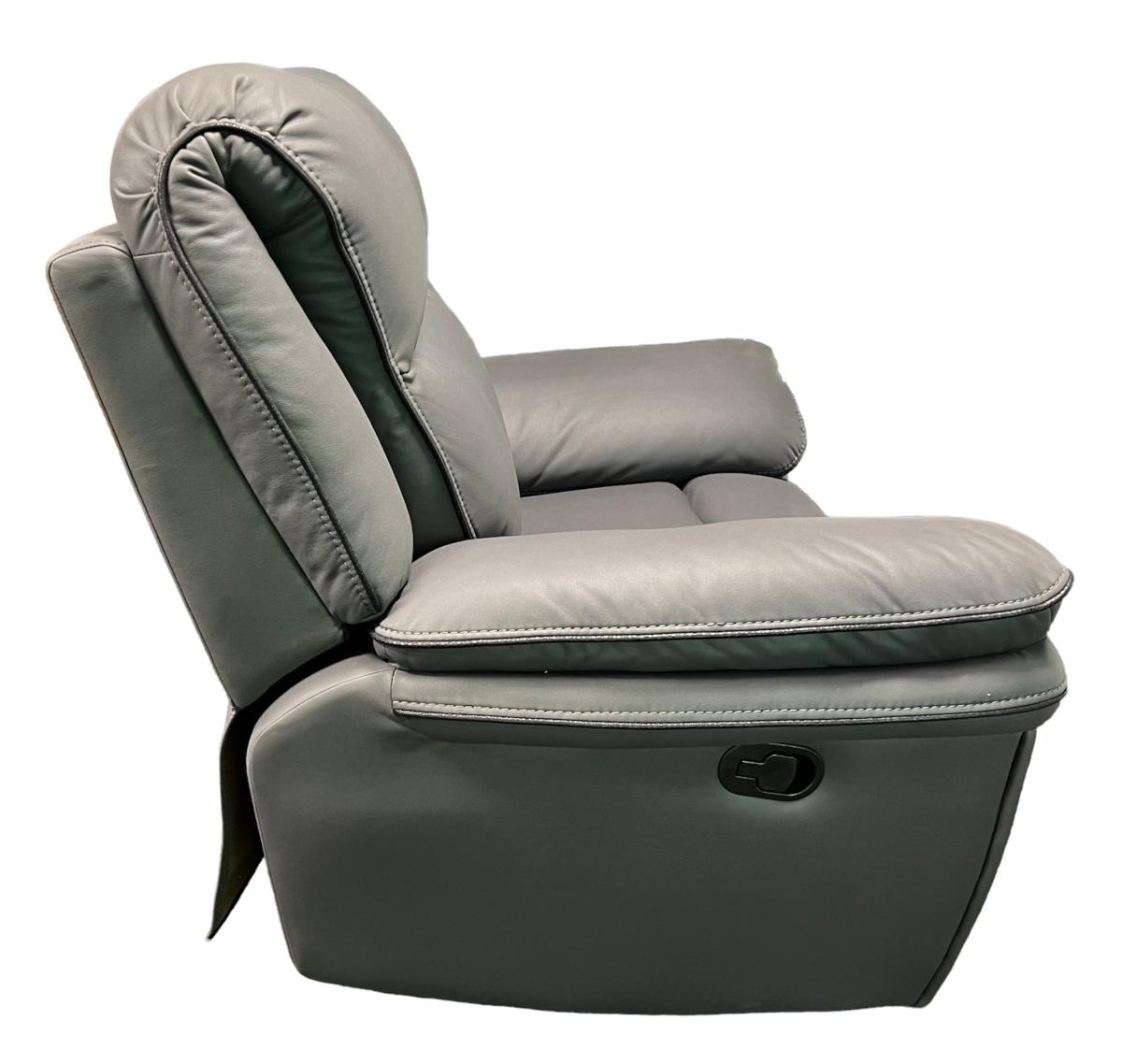 Montana Grey Recliner Sofa (3+2+1) — Sofas handmade to order by Langham Furniture, image 21 of 24