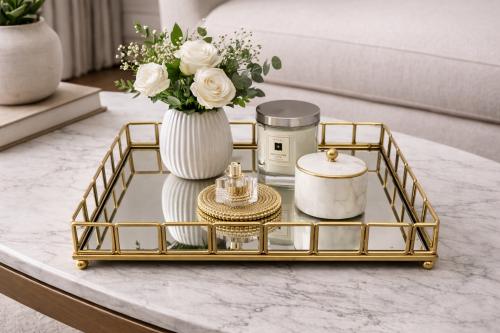 G-MT03 Mirrored Tray — Mirror Ornaments handmade to order by Langham Furniture