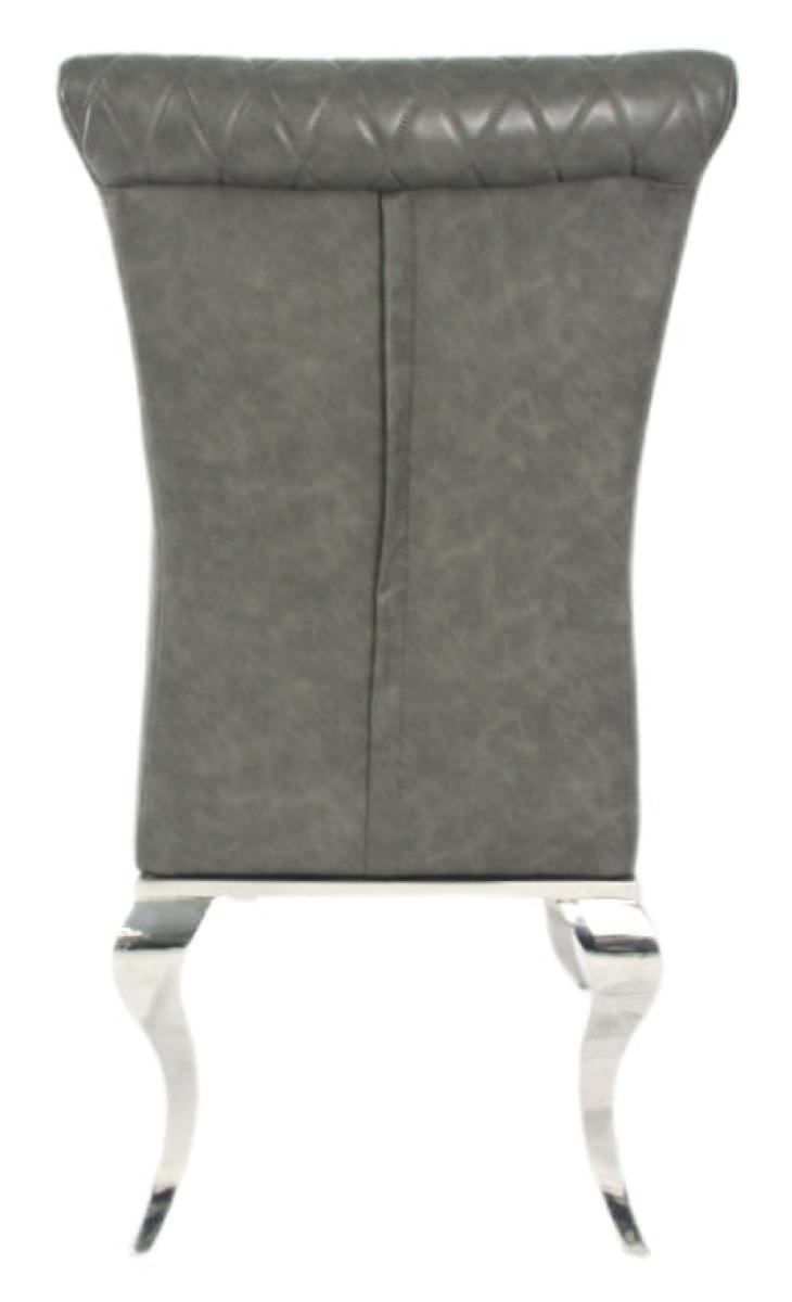 London PU Chair (Chrome Legs) — Dining Chairs handmade to order by Langham Furniture, image 3 of 20