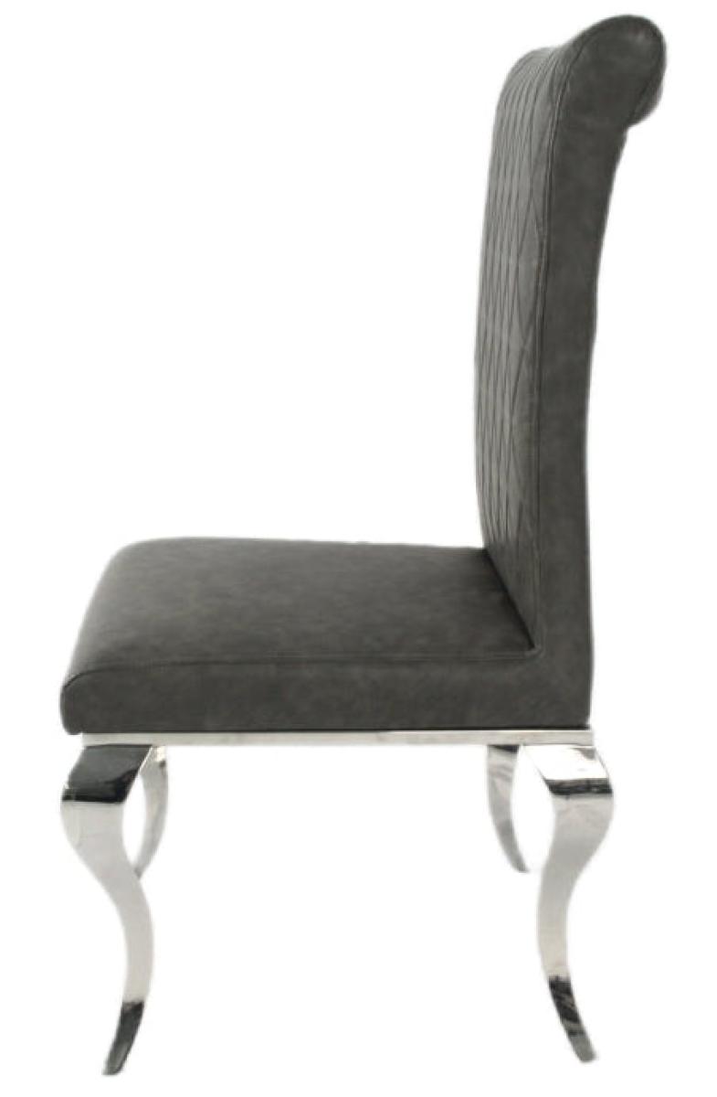 London PU Chair (Chrome Legs) — Dining Chairs handmade to order by Langham Furniture, image 5 of 20