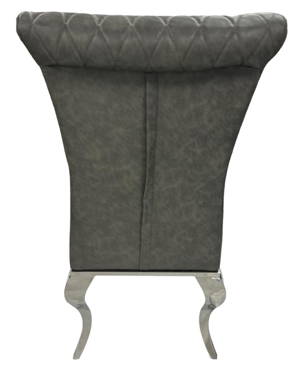 London PU Chair (Chrome Legs) — Dining Chairs handmade to order by Langham Furniture, image 8 of 20