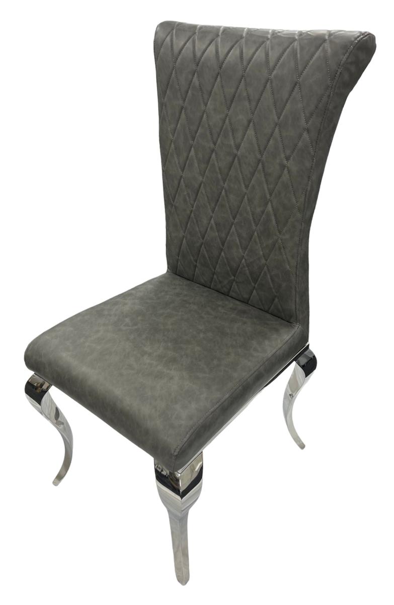 London PU Chair (Chrome Legs) — Dining Chairs handmade to order by Langham Furniture, image 10 of 20