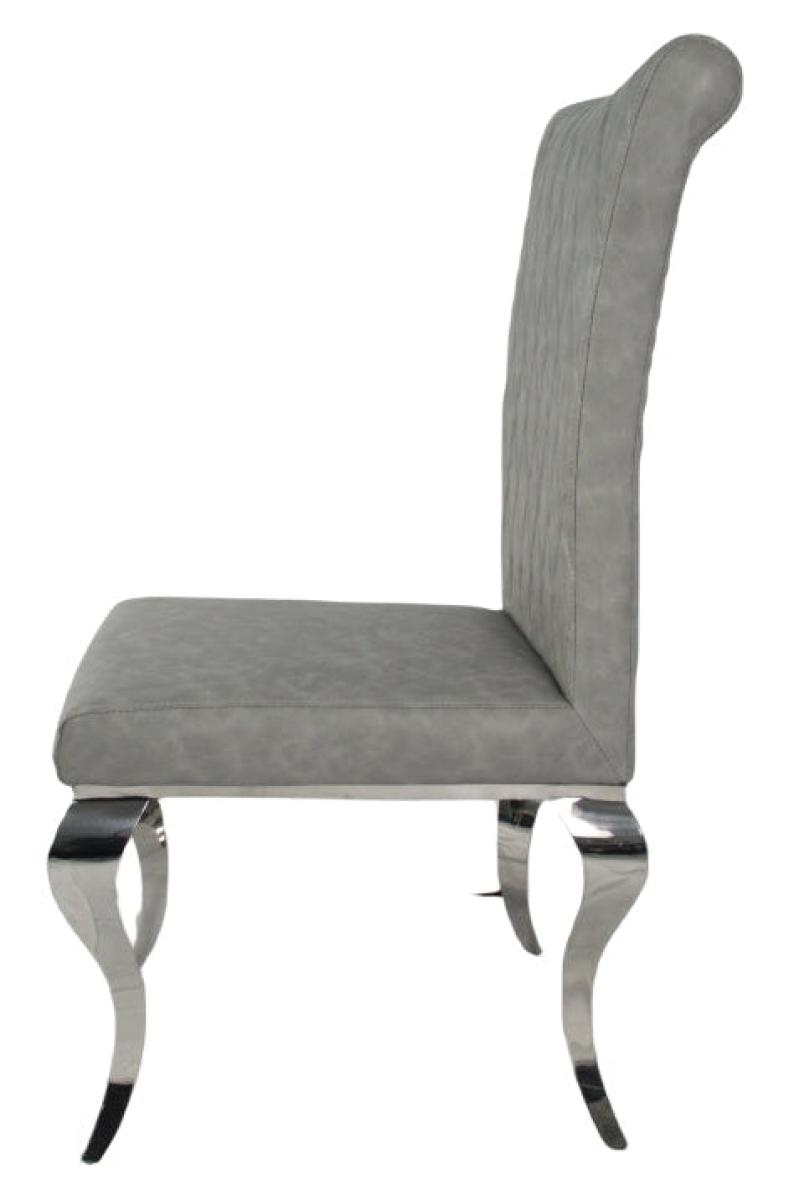 London PU Chair (Chrome Legs) — Dining Chairs handmade to order by Langham Furniture, image 14 of 20