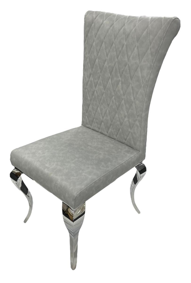 London PU Chair (Chrome Legs) — Dining Chairs handmade to order by Langham Furniture, image 17 of 20