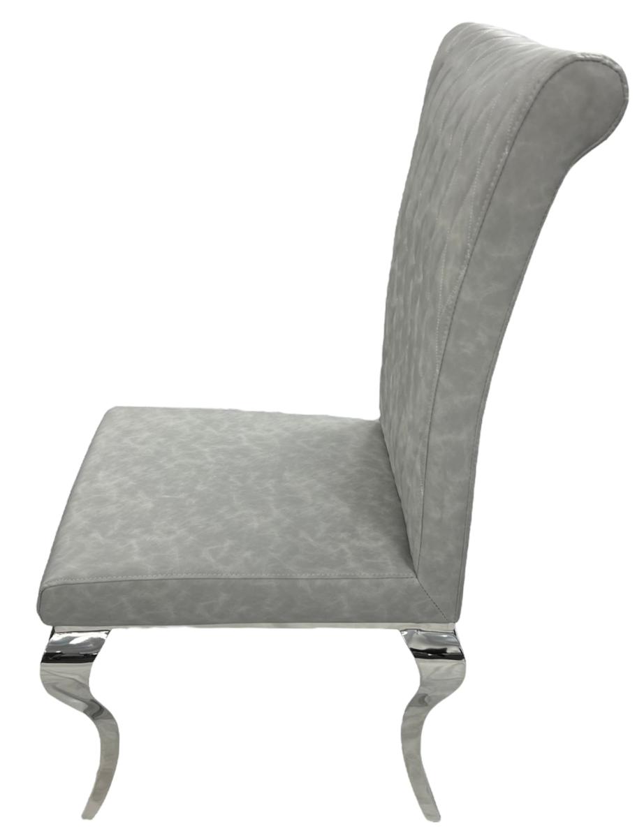 London PU Chair (Chrome Legs) — Dining Chairs handmade to order by Langham Furniture, image 18 of 20