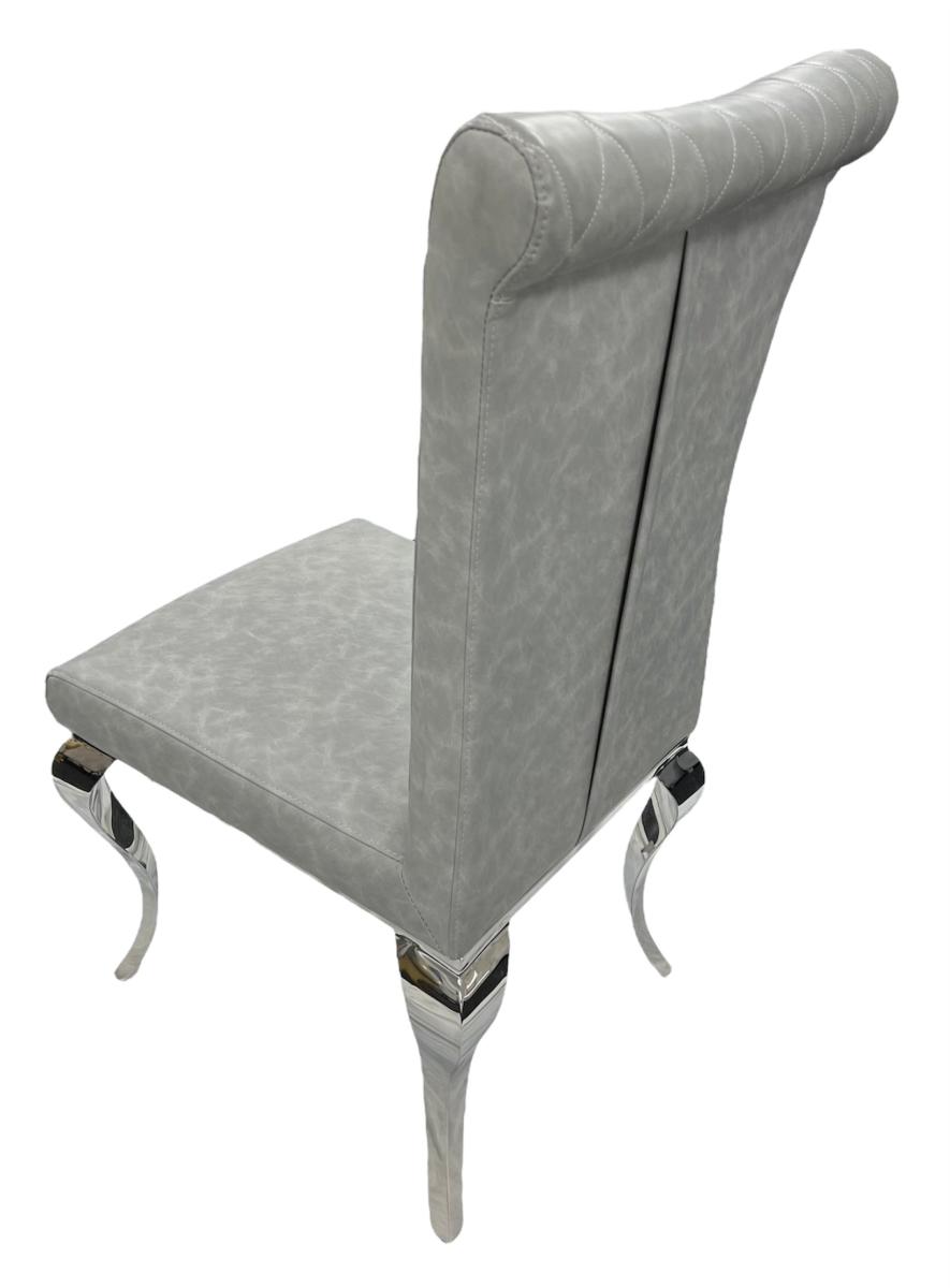 London PU Chair (Chrome Legs) — Dining Chairs handmade to order by Langham Furniture, image 19 of 20