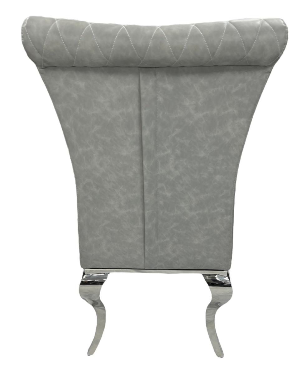 London PU Chair (Chrome Legs) — Dining Chairs handmade to order by Langham Furniture, image 20 of 20