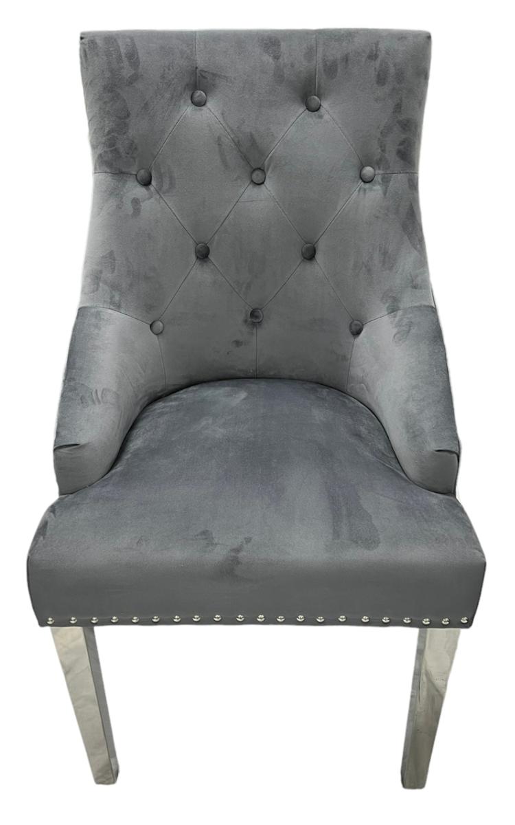 Roma Chair (No Knocker/Chrome Legs) — Dining Chairs handmade to order by Langham Furniture, image 10 of 10