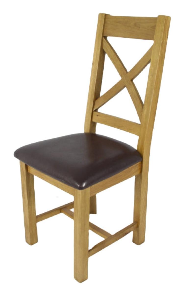 Torino Cross Back Chair (KD) — Dining Chairs handmade to order by Langham Furniture, image 2 of 6