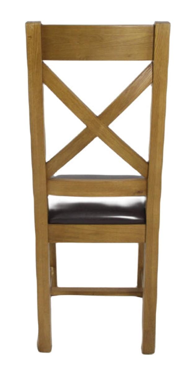 Torino Cross Back Chair (KD) — Dining Chairs handmade to order by Langham Furniture, image 5 of 6