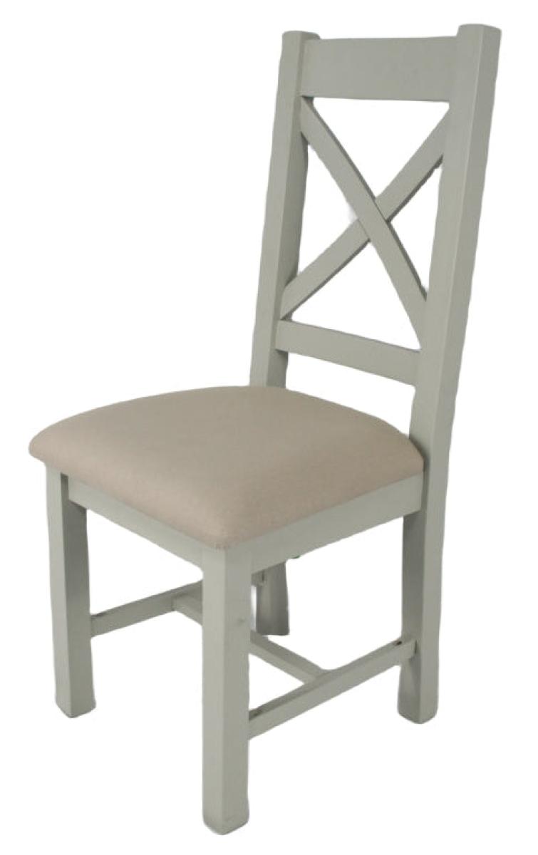 Lucca Cross Back Chair (KD) — Dining Chairs handmade to order by Langham Furniture, image 2 of 10