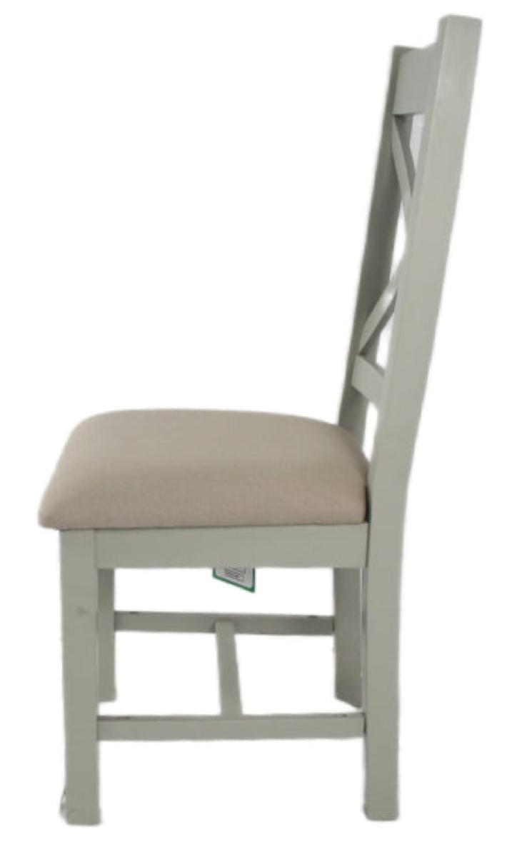 Lucca Cross Back Chair (KD) — Dining Chairs handmade to order by Langham Furniture, image 3 of 10