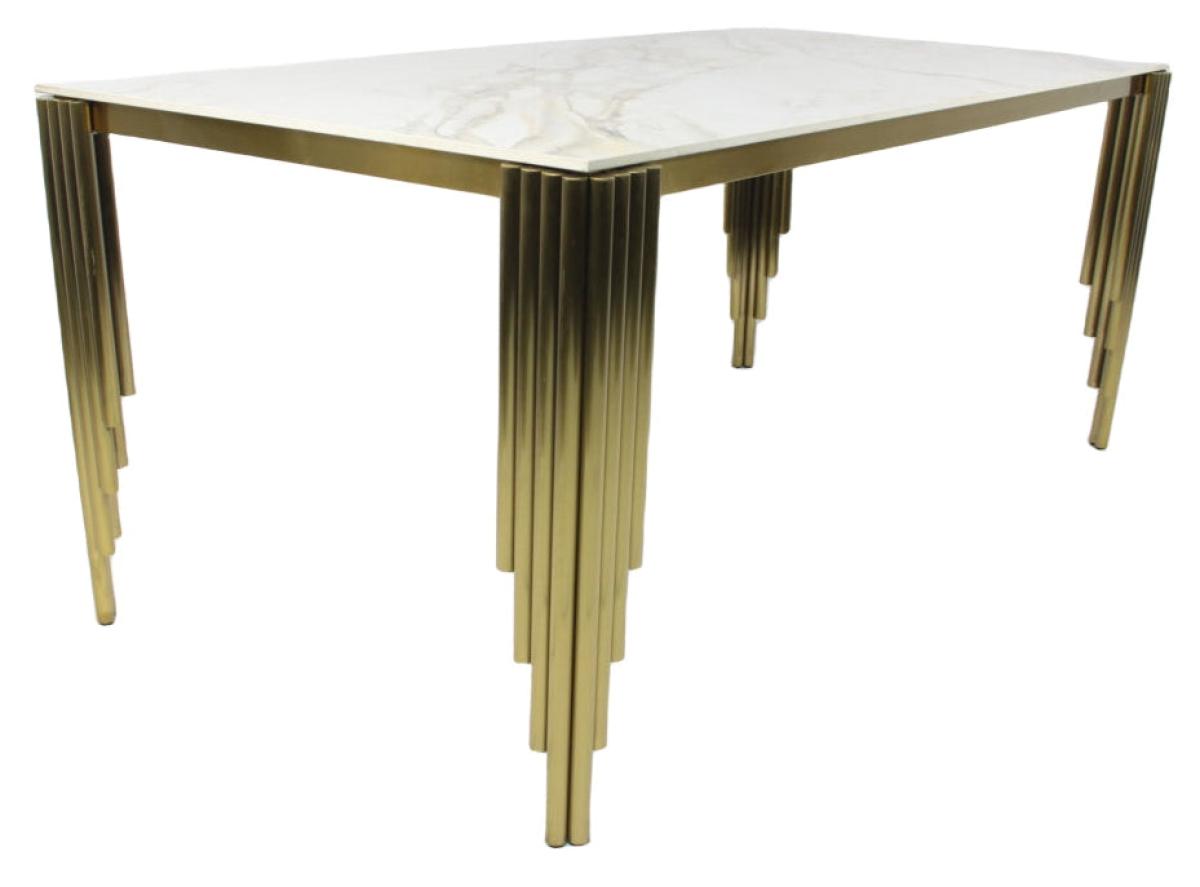 G-Mayfair Gold Dining Table (1.8m) — Dining Tables handmade to order by Langham Furniture, image 3 of 9
