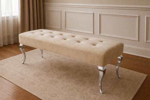 Lewis Mink Bench 110cm — Benches handmade to order by Langham Furniture