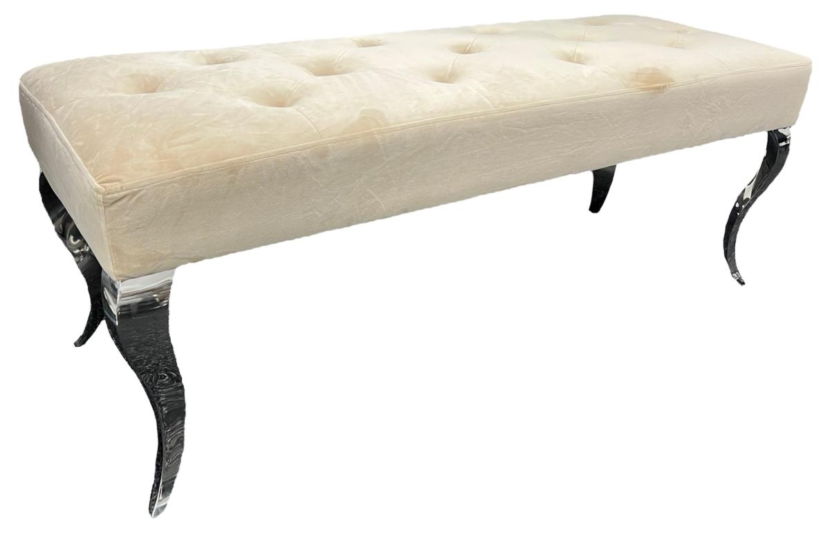Lewis Mink Bench 110cm — Benches handmade to order by Langham Furniture, image 7 of 11