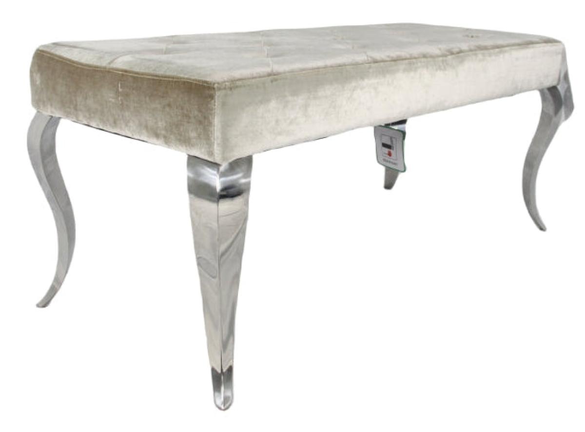 Lewis Mink Bench 110cm — Benches handmade to order by Langham Furniture, image 10 of 11