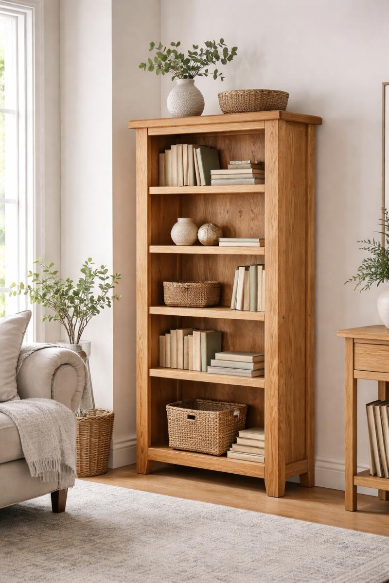 Torino Large Bookcase — Bookcases & Shelving handmade to order by Langham Furniture, image 1 of 4