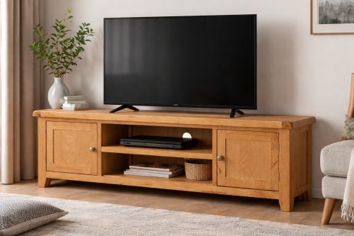 Torino X-Large TV Unit — TV Units handmade to order by Langham Furniture