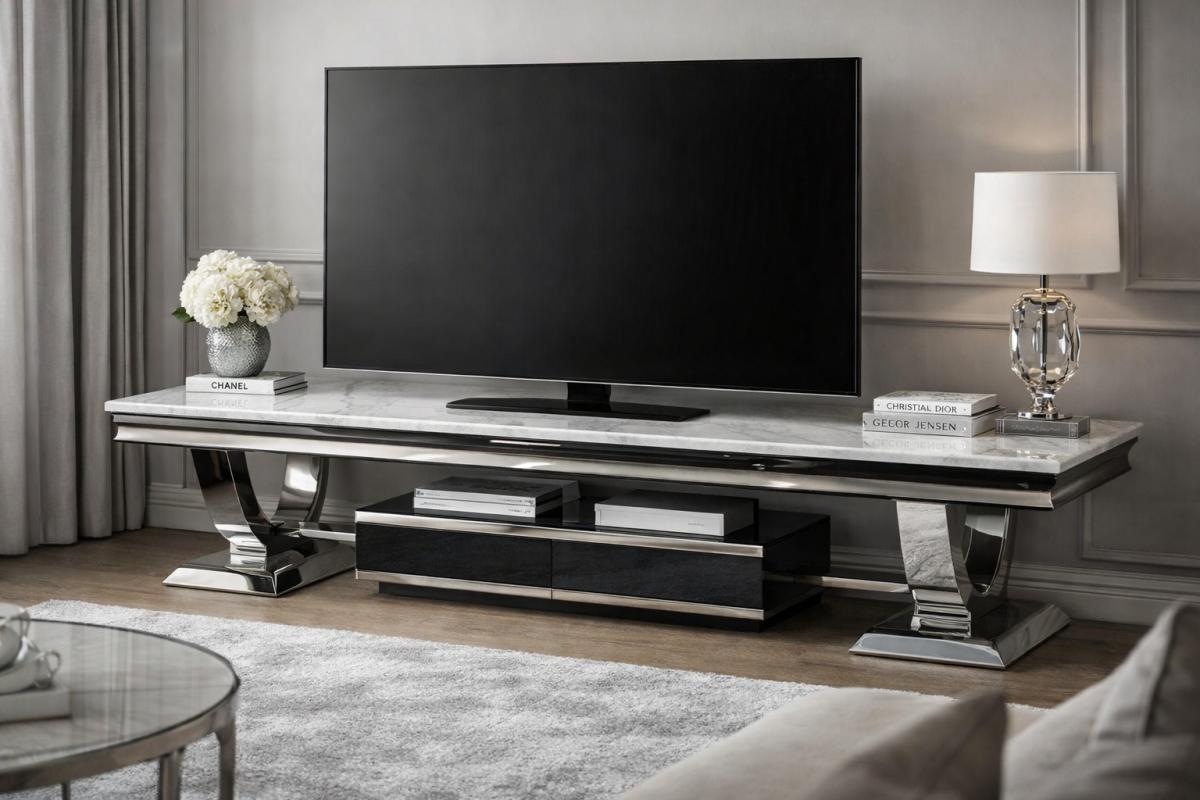 Chelsea TV Stand (1.4m) — TV Units handmade to order by Langham Furniture, image 1 of 5