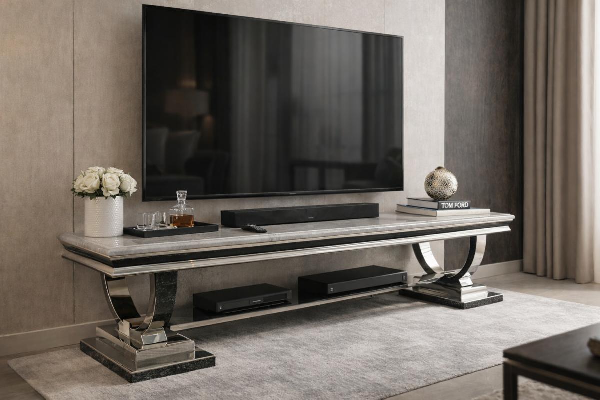 Chelsea TV Stand (1.4m) — TV Units handmade to order by Langham Furniture, image 3 of 5