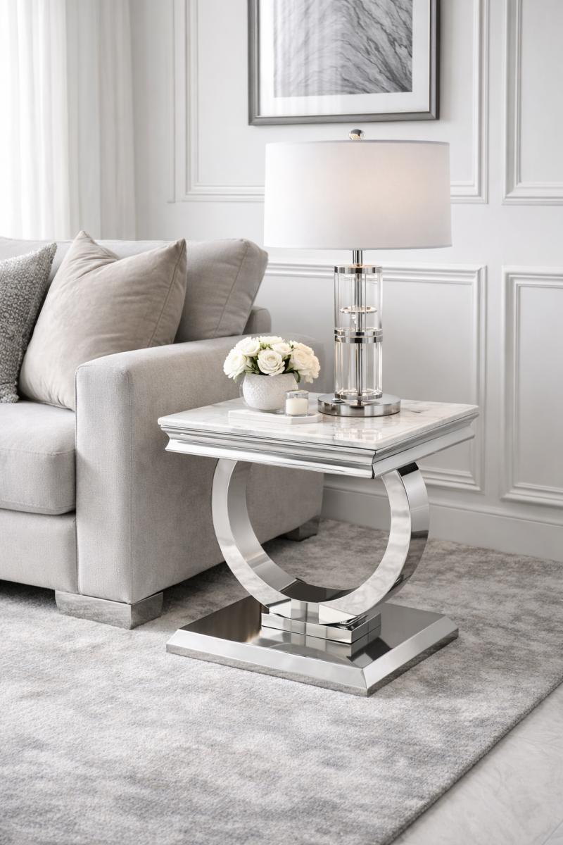 Chelsea Lamp Table — Side & Lamp Tables handmade to order by Langham Furniture, image 1 of 8