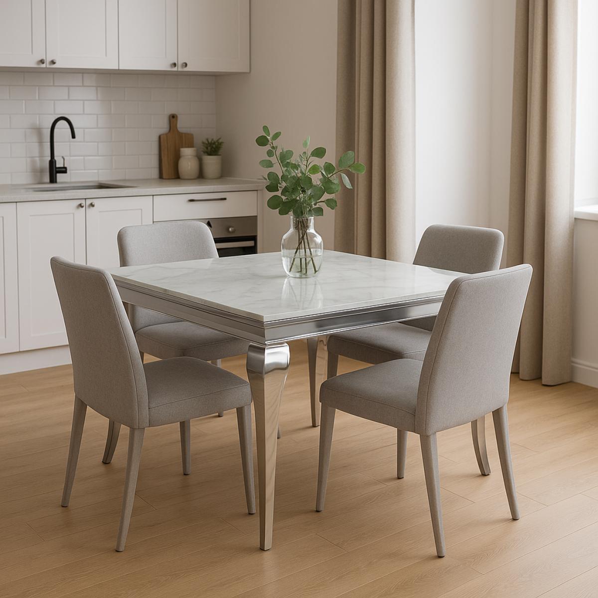 Lewis Square Dining Table (1m) — Dining Tables handmade to order by Langham Furniture, image 1 of 7