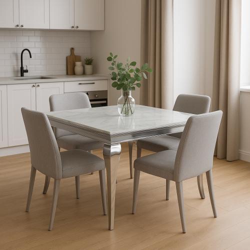 Lewis Square Dining Table (1m) — Dining Tables handmade to order by Langham Furniture