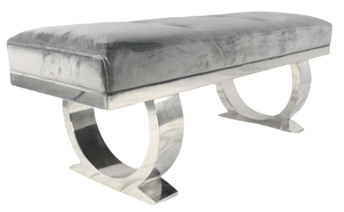 Chelsea Dark Grey Bench 130/180cm — Benches handmade to order by Langham Furniture, image 2 of 6