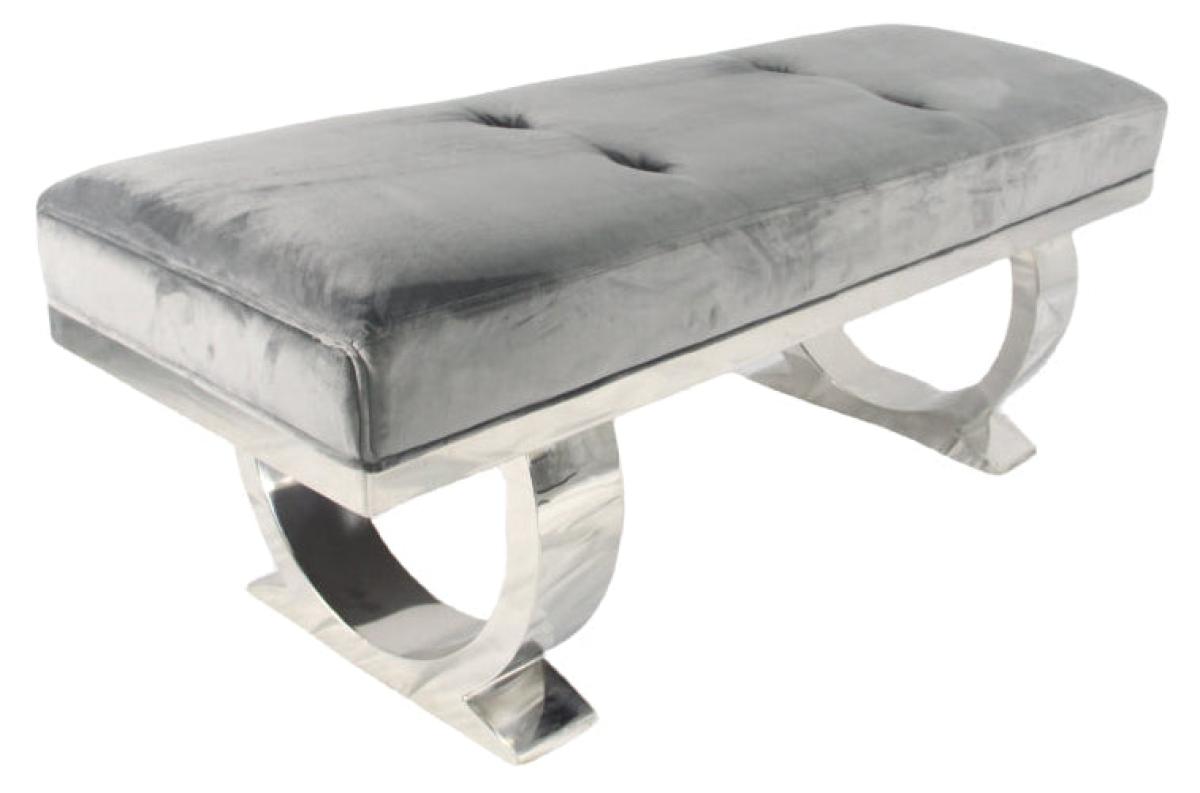 Chelsea Dark Grey Bench 130/180cm — Benches handmade to order by Langham Furniture, image 3 of 6