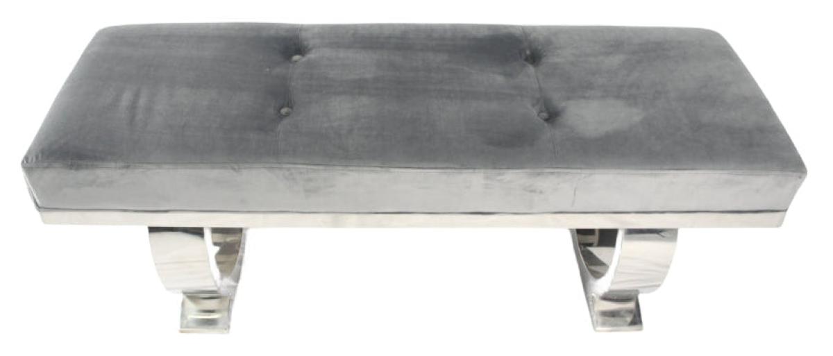 Chelsea Dark Grey Bench 130/180cm — Benches handmade to order by Langham Furniture, image 4 of 6