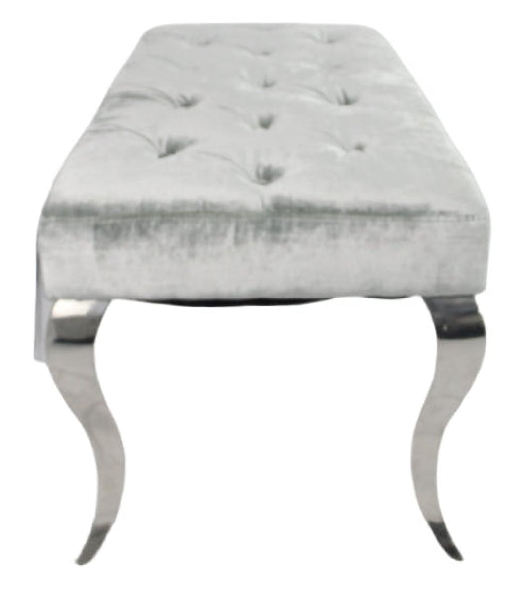 Lewis Silver Grey Bench 130/160cm — Benches handmade to order by Langham Furniture, image 4 of 7