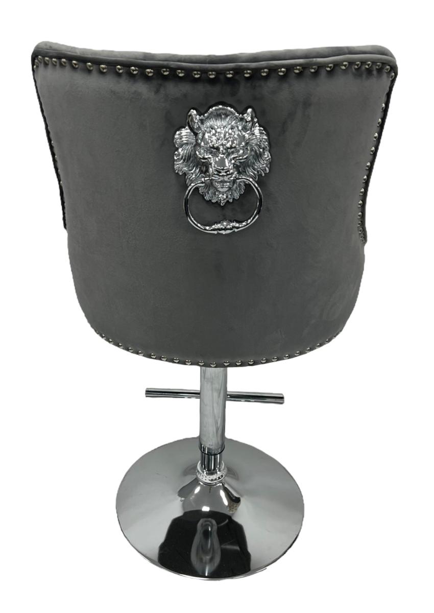 Chelsea 01 Dark Grey Bar Stool — Bar Stools handmade to order by Langham Furniture, image 2 of 6