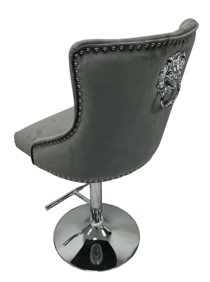 Chelsea 01 Dark Grey Bar Stool — Bar Stools handmade to order by Langham Furniture, image 3 of 6