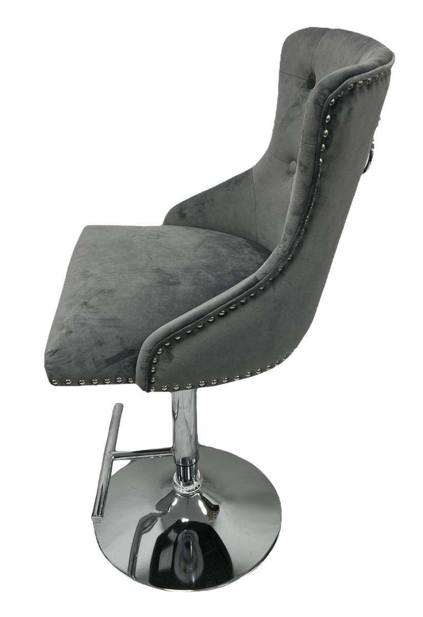 Chelsea 01 Dark Grey Bar Stool — Bar Stools handmade to order by Langham Furniture, image 4 of 6