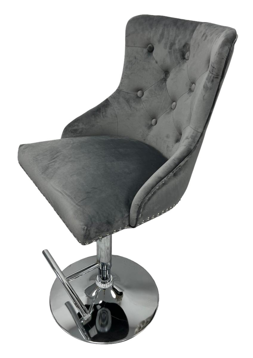 Chelsea 01 Dark Grey Bar Stool — Bar Stools handmade to order by Langham Furniture, image 5 of 6