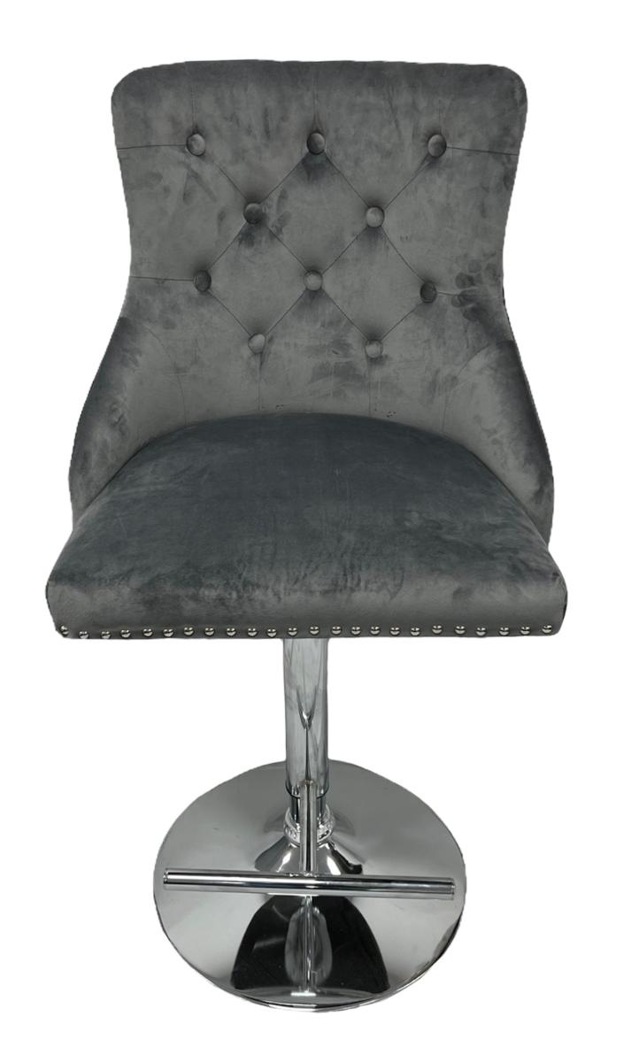 Chelsea 01 Dark Grey Bar Stool — Bar Stools handmade to order by Langham Furniture, image 6 of 6