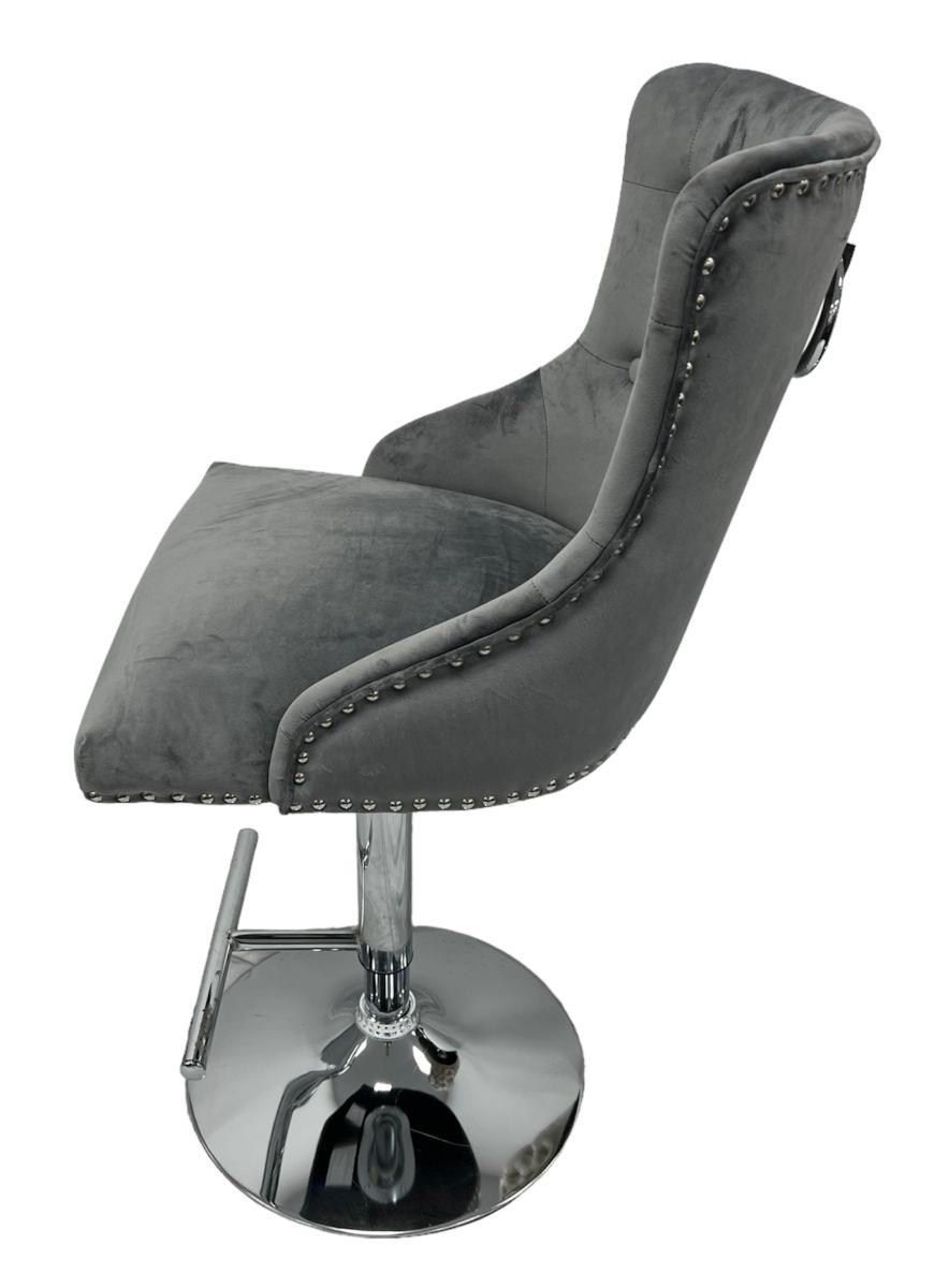 Chelsea Dark Grey Bar Stool — Bar Stools handmade to order by Langham Furniture, image 4 of 6