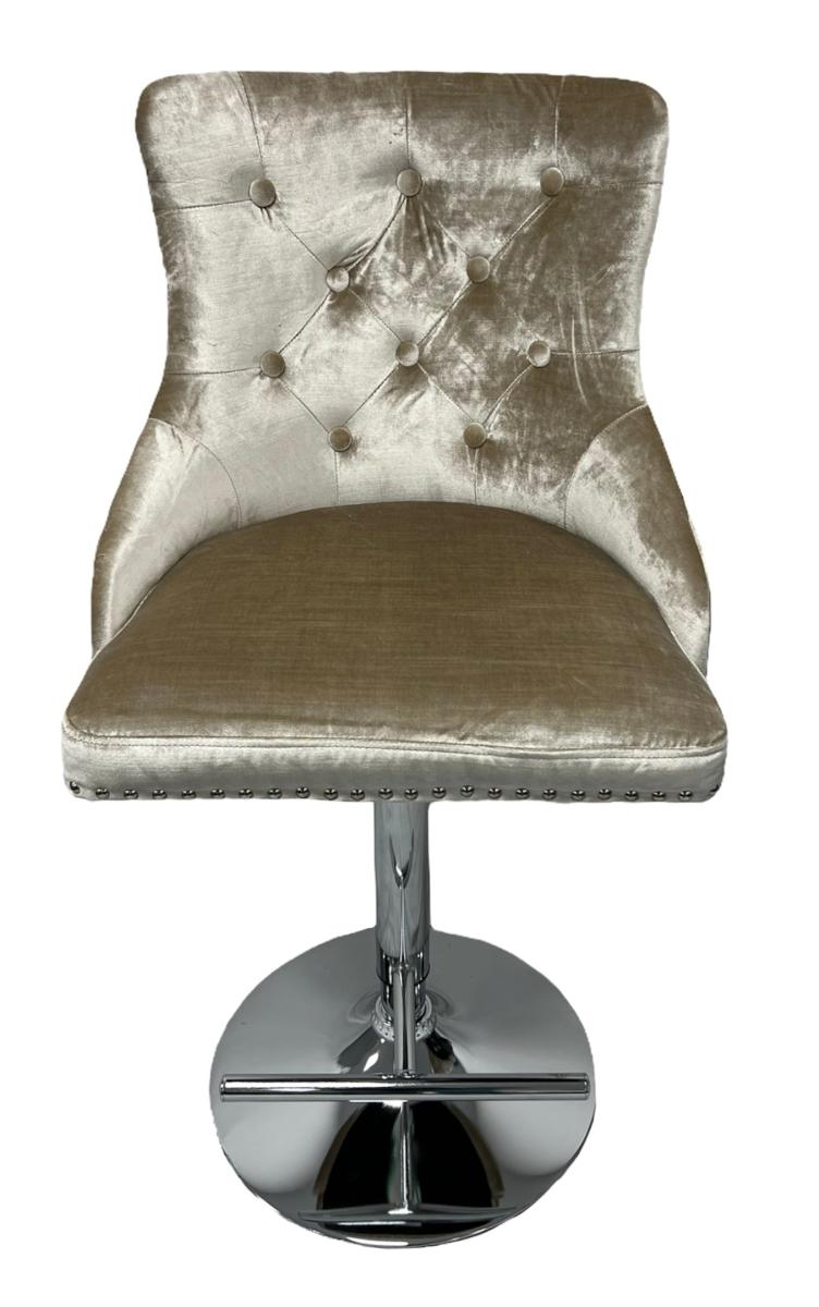 Mayfair Bar Stool (Lion Knocker) — Bar Stools handmade to order by Langham Furniture, image 9 of 16