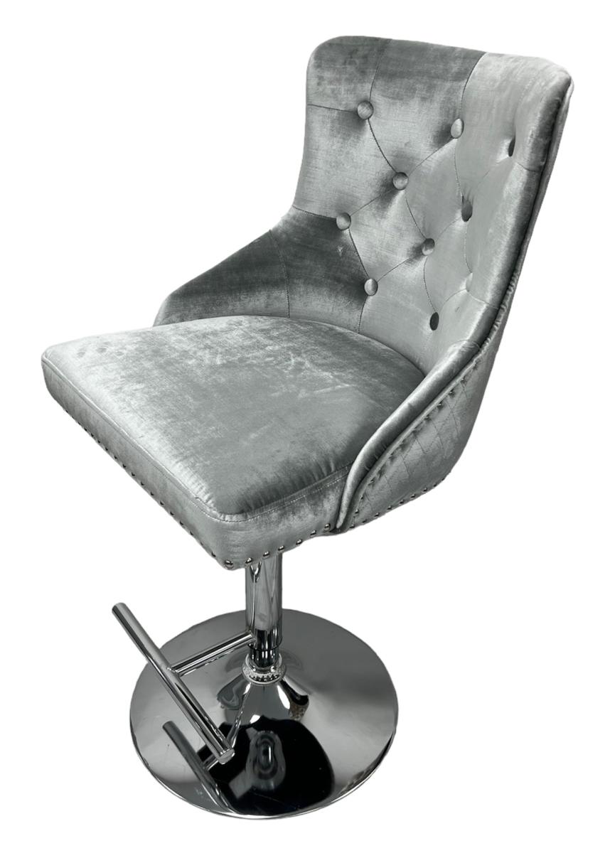 Mayfair Bar Stool (Lion Knocker) — Bar Stools handmade to order by Langham Furniture, image 13 of 16
