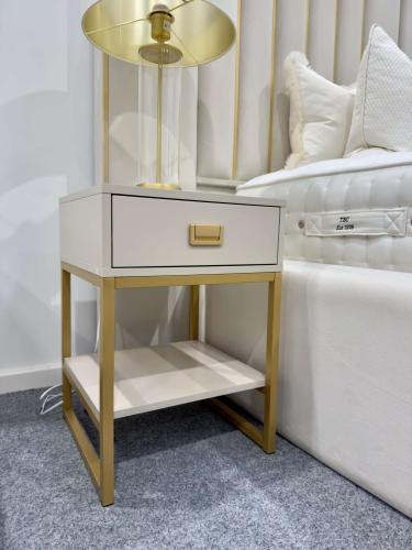 Atlantis Bedsides — Ottomans & Footstools handmade to order by Langham Furniture