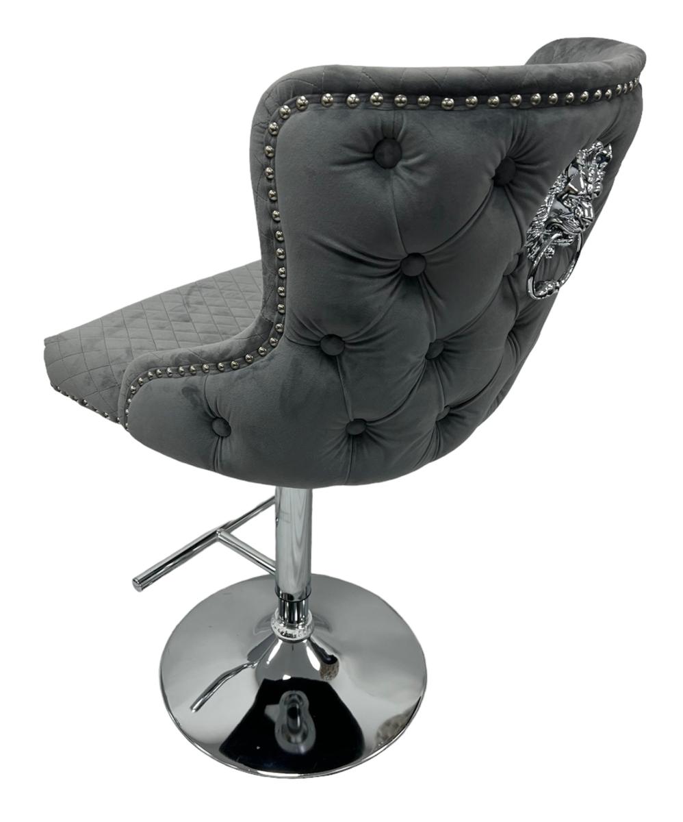 Lewis 01 Dark Grey Bar Stool — Bar Stools handmade to order by Langham Furniture, image 3 of 6