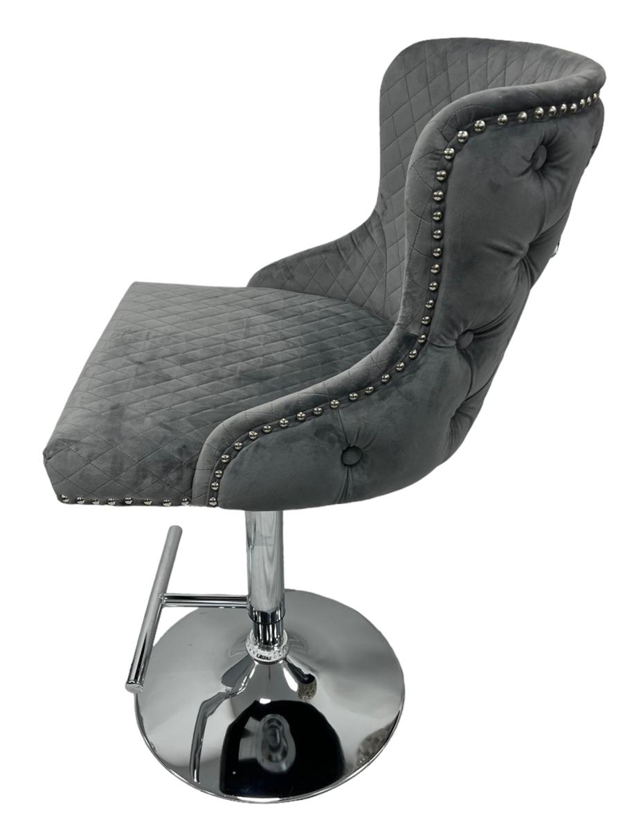 Lewis 01 Dark Grey Bar Stool — Bar Stools handmade to order by Langham Furniture, image 4 of 6