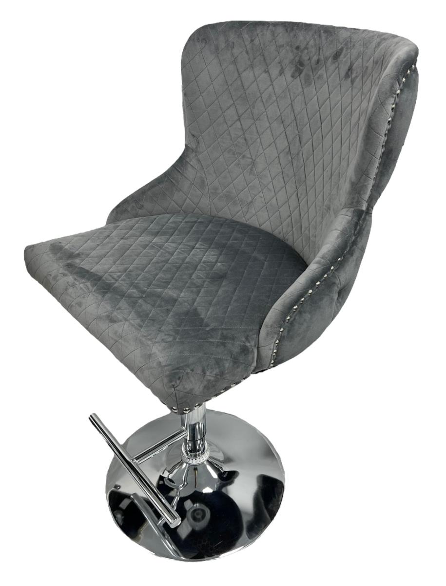 Lewis 01 Dark Grey Bar Stool — Bar Stools handmade to order by Langham Furniture, image 5 of 6