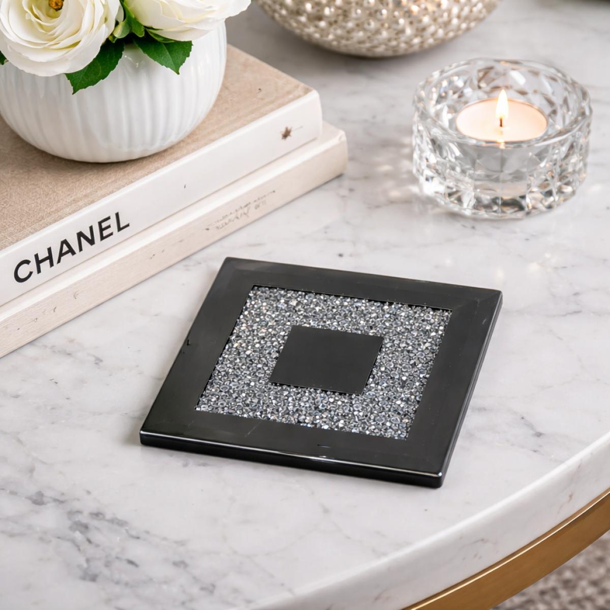 Coaster (6 or 12pcs) — Mirror Ornaments handmade to order by Langham Furniture, image 1 of 2