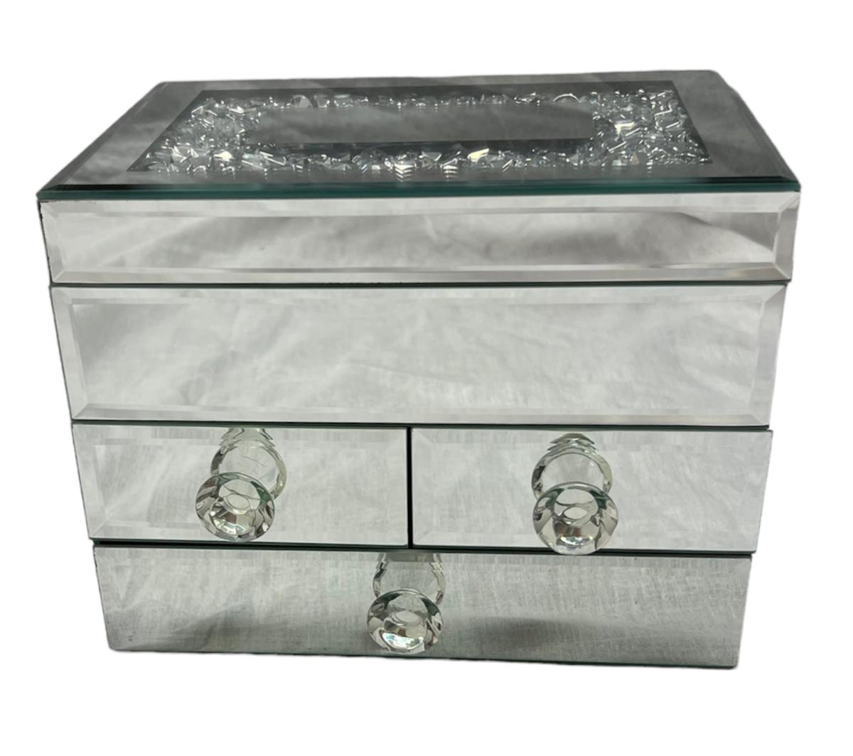 Jewellery Box with Drawers — Mirror Ornaments handmade to order by Langham Furniture, image 2 of 7