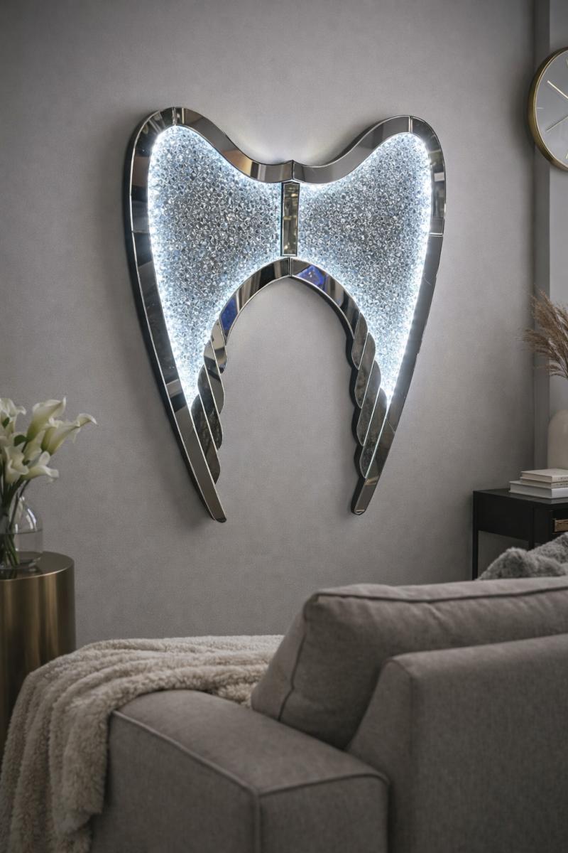 Angel Wings (White/Colour LED) — Lighting handmade to order by Langham Furniture, image 1 of 2